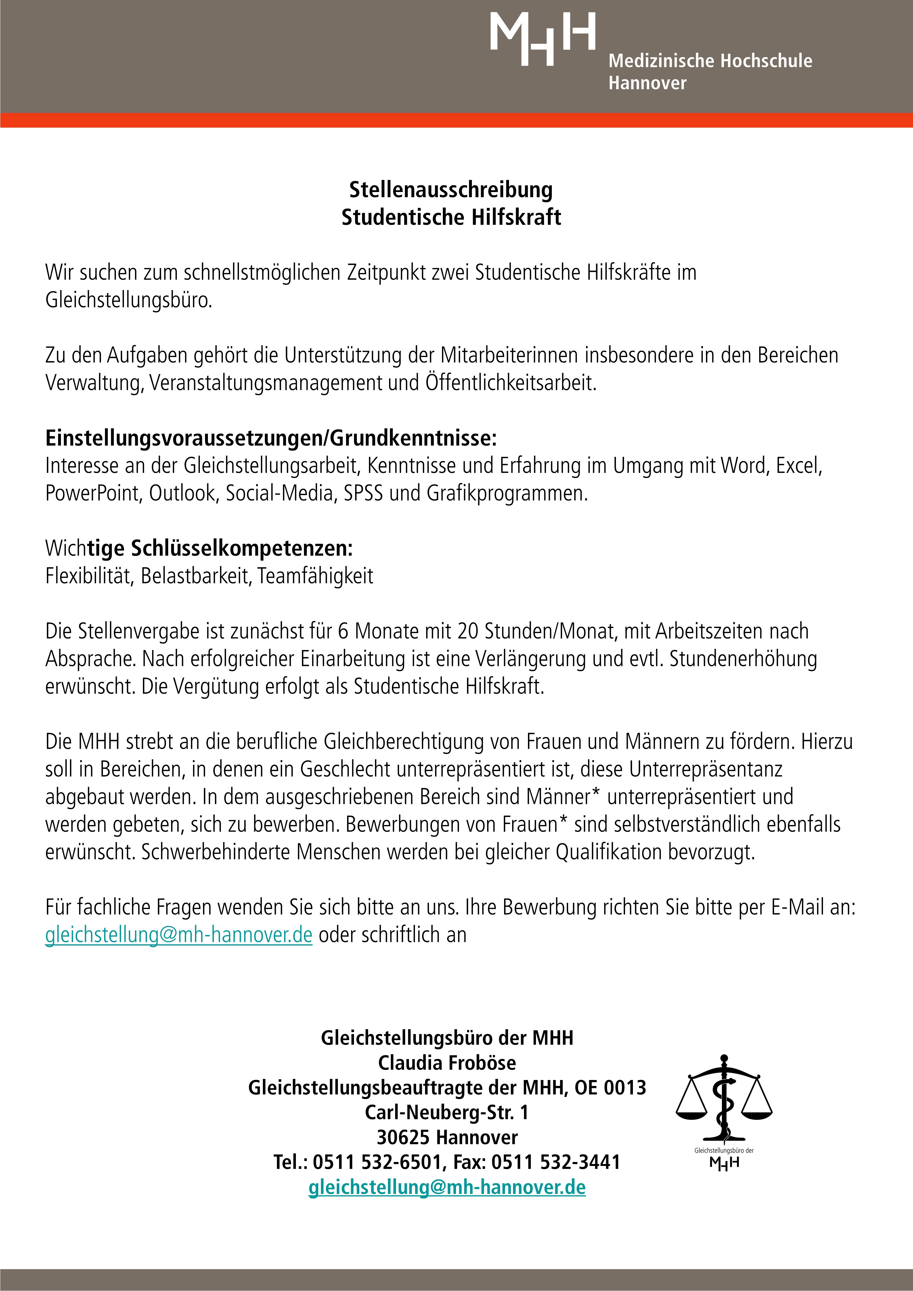 Copyright: Gleichstellungsbüro der MHH
