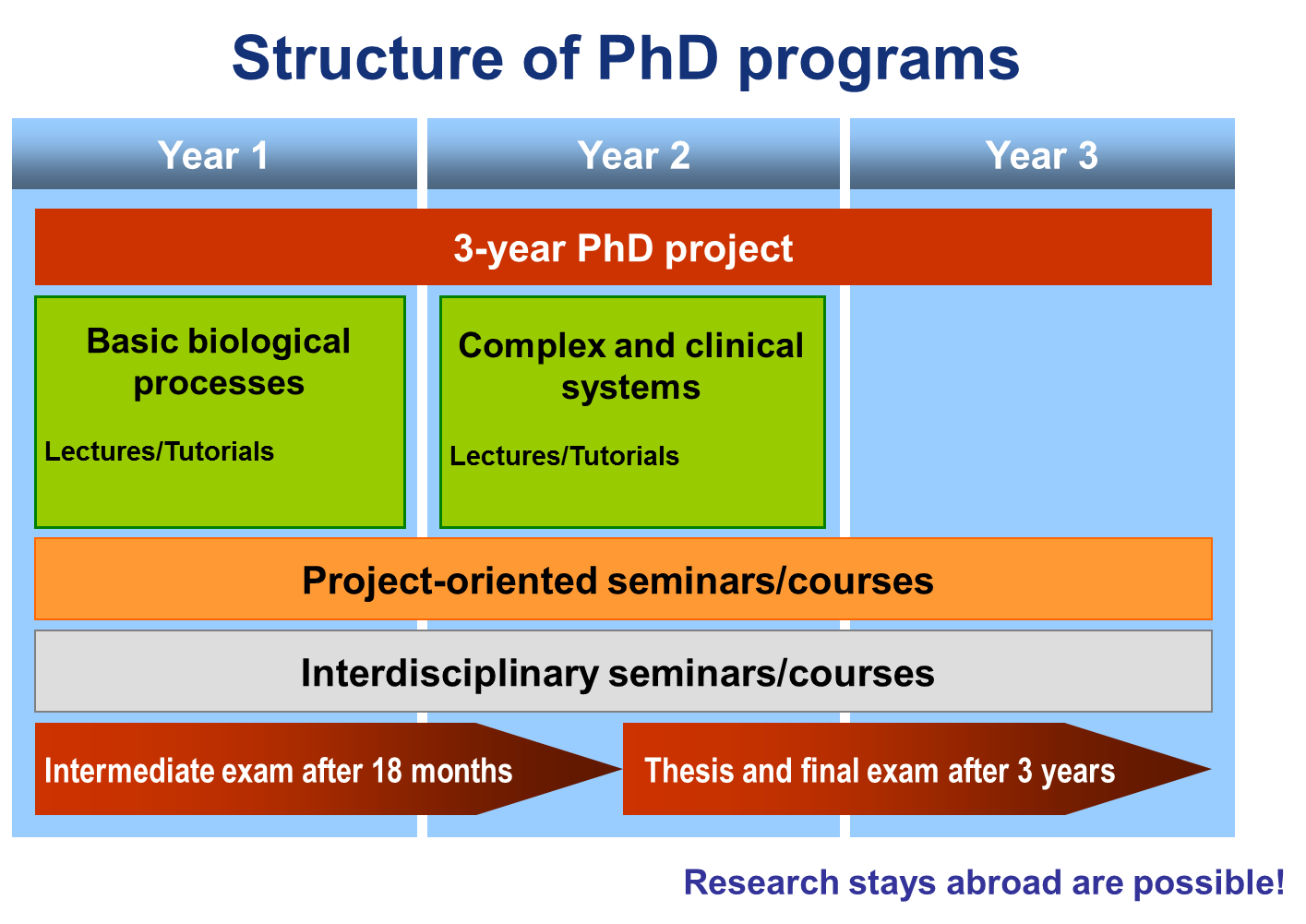 picture of HBRS Curriculum structure