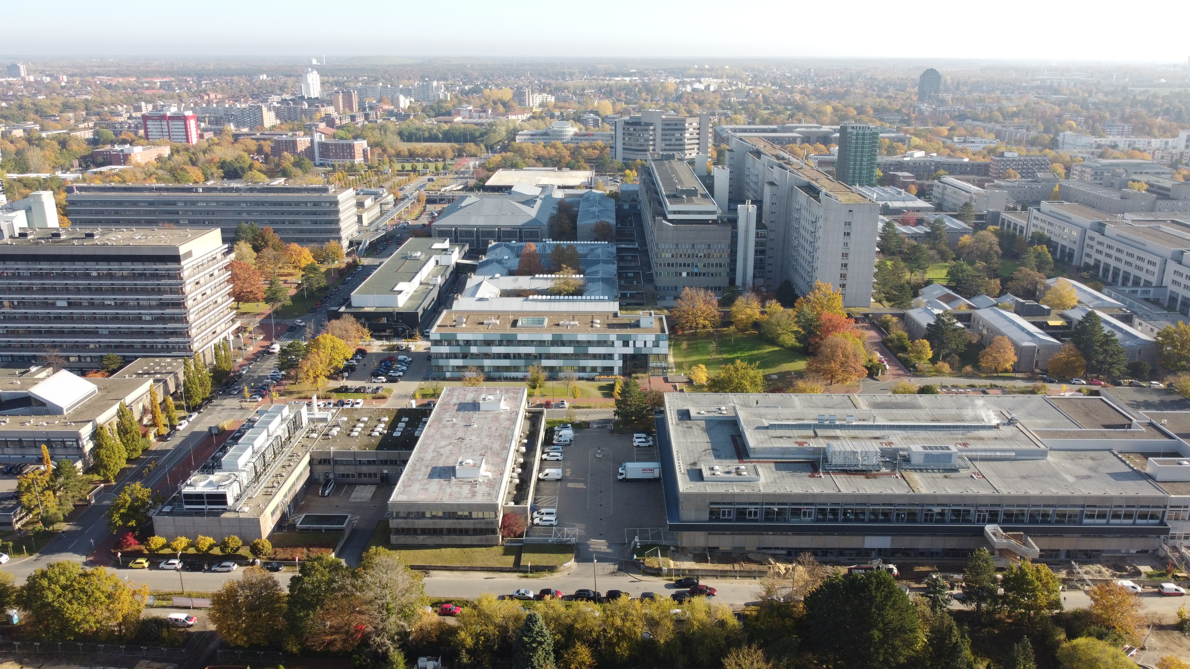 Ausschnitt MHH Campus aus Vogelperspektive