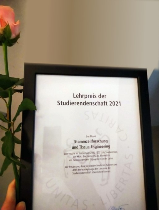 photo of the certificate