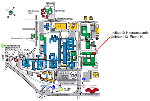Location map, MHH