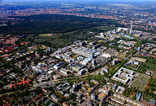 Aerial view, MHH