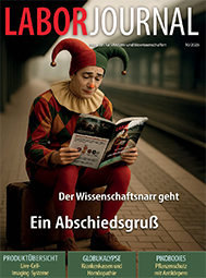 Cover der Zeitschrift "Laborjournal", Ausgabe 10/2025