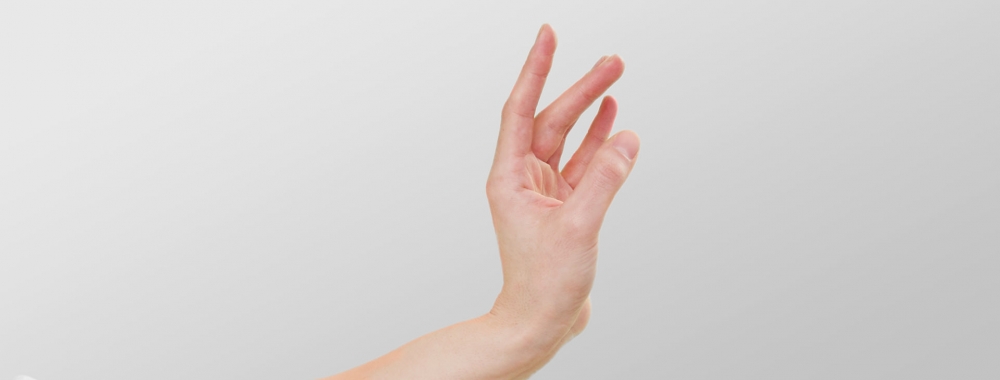 linke Hand wird abgebildet