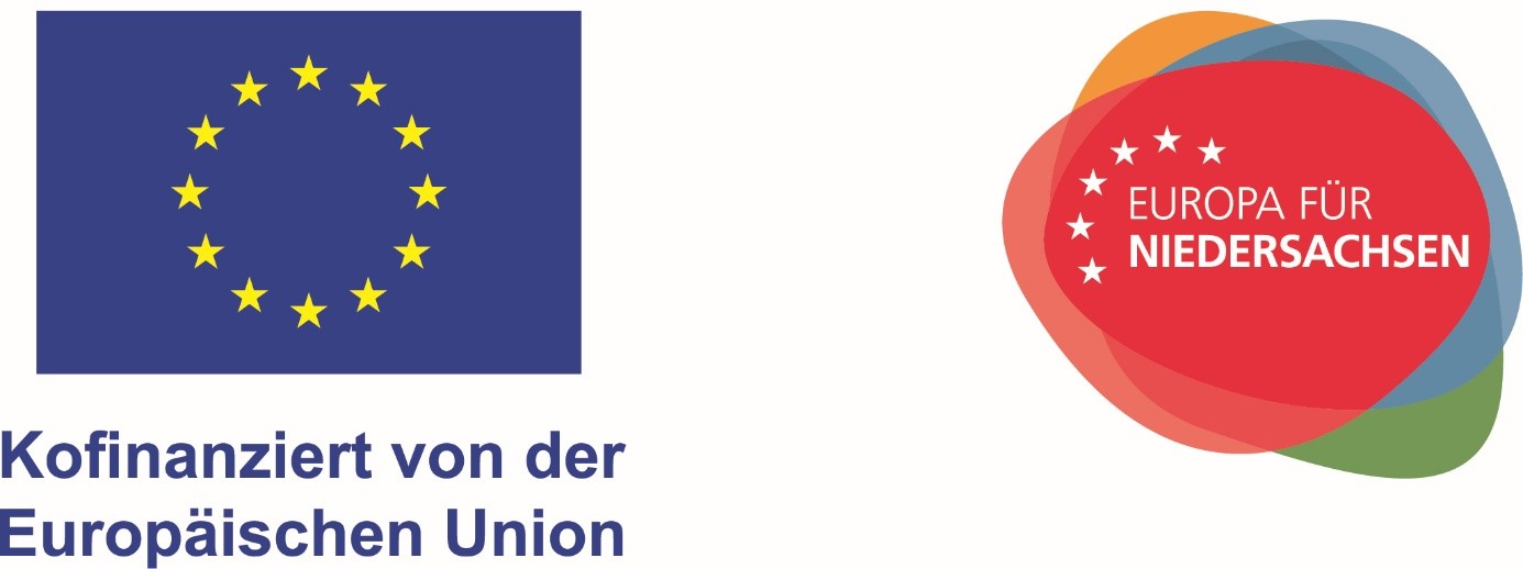 The EU and Europa für Niedersachsen logos side by side