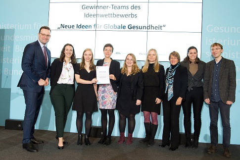 Gewinner des Ideenwettbewerbs ‚Neue Ideen für Globale Gesundheit‘ des Global Health Hub Germany 
