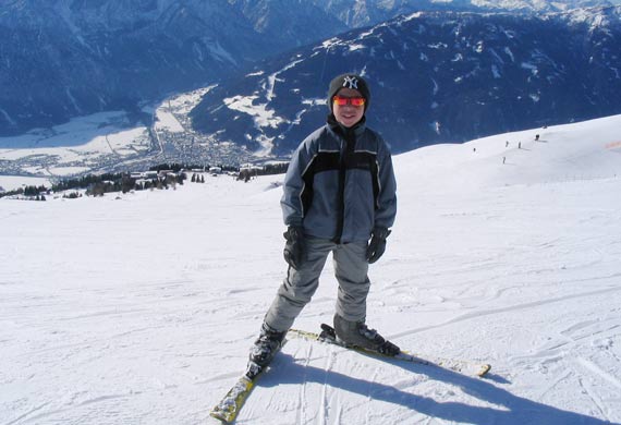 Jan auf der Skipiste. Copyright: privat