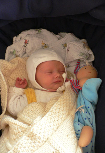 Julia kurz nach der Geburt / Copyright: privat