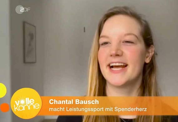 Chantal Bausch im Interview bei Volle Kanne; Copyright: ZDF/Volle Kanne