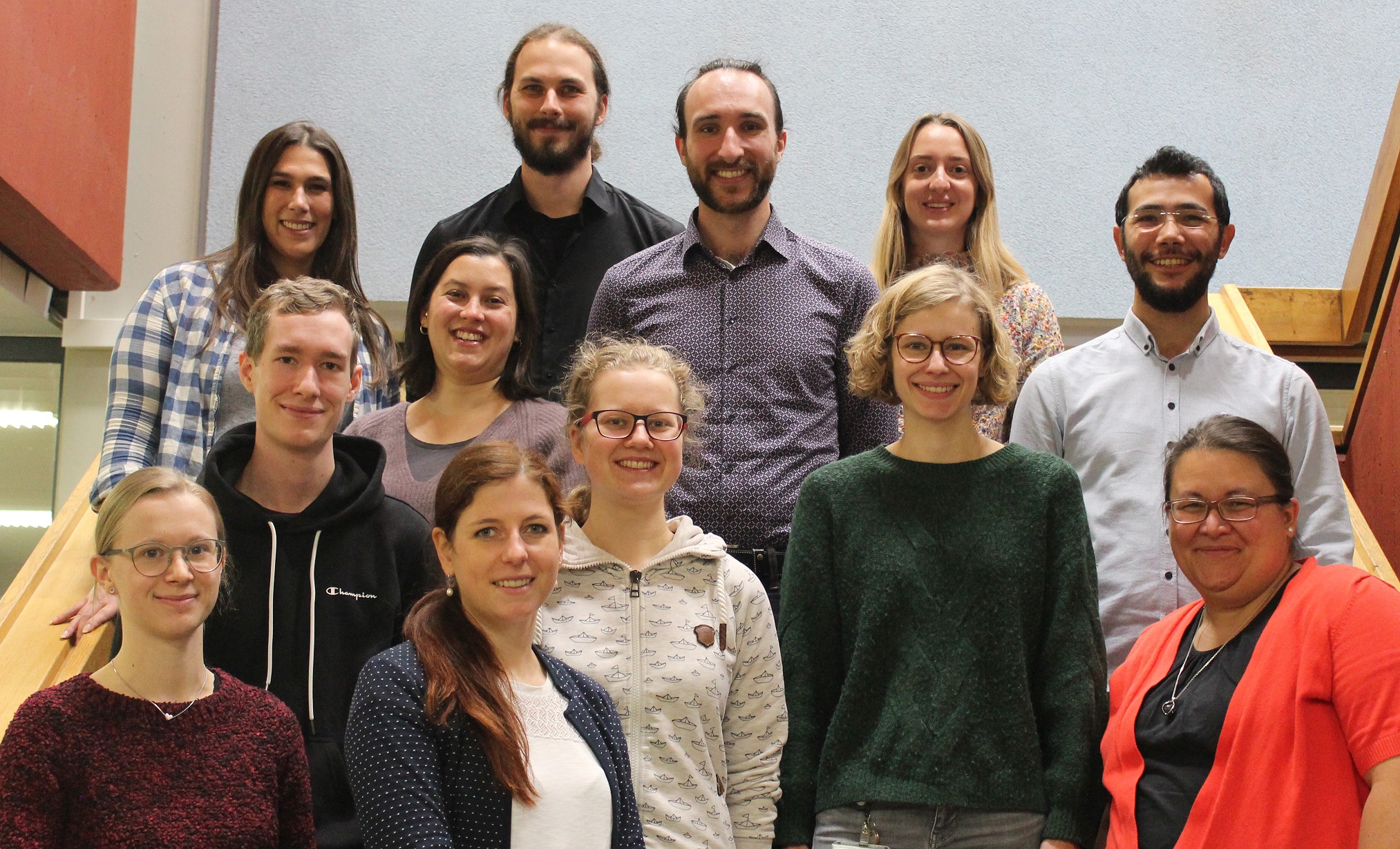 Group picture from Sabrina Schreiner lab