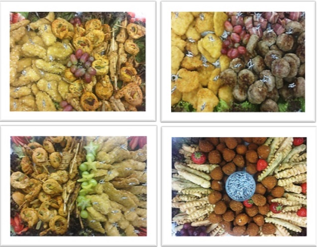 Copyright:Makoo,Lilli/Zentralküche/MHH Fingerfood, Diverse Arrangements