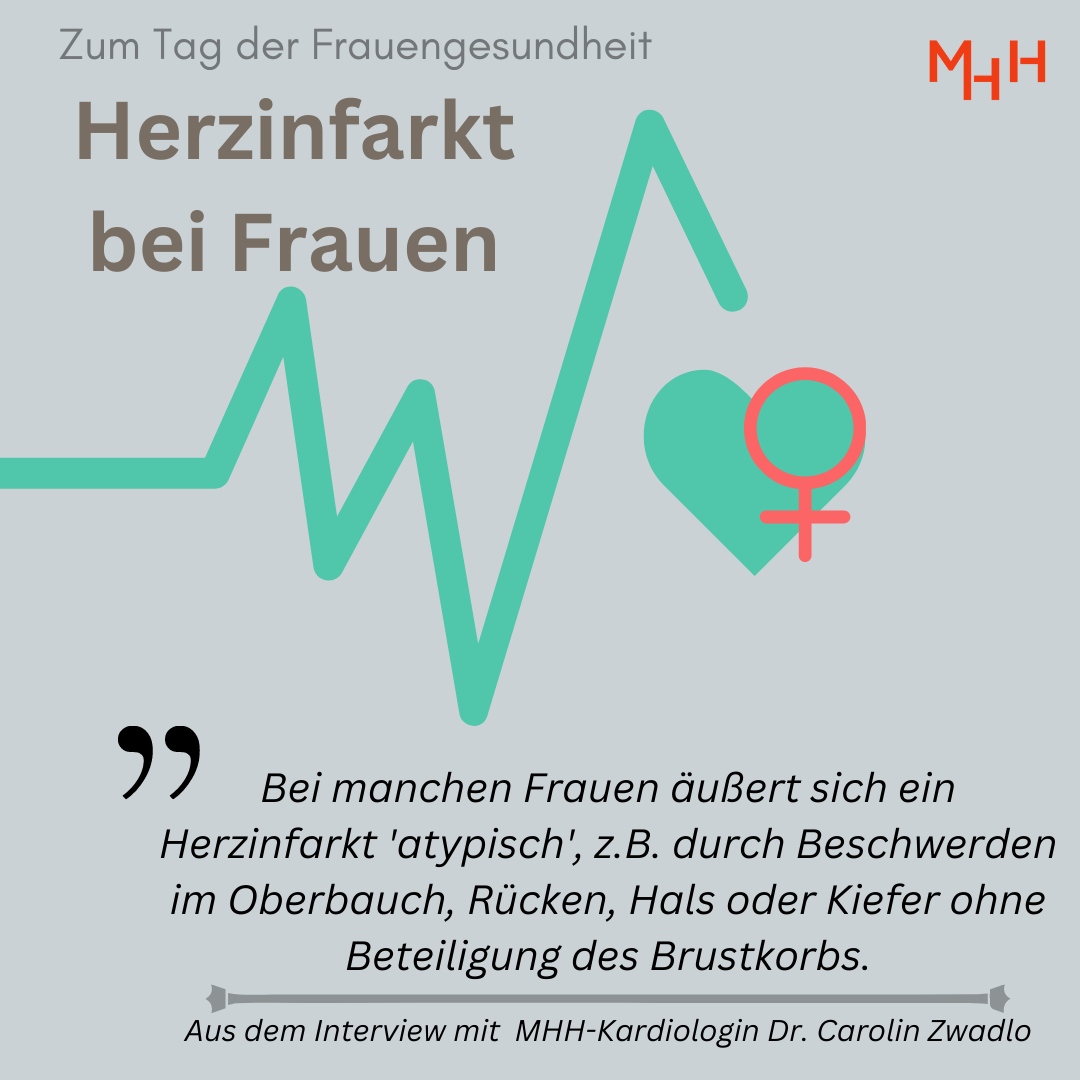 Herzinfarkt bei Frauen. 